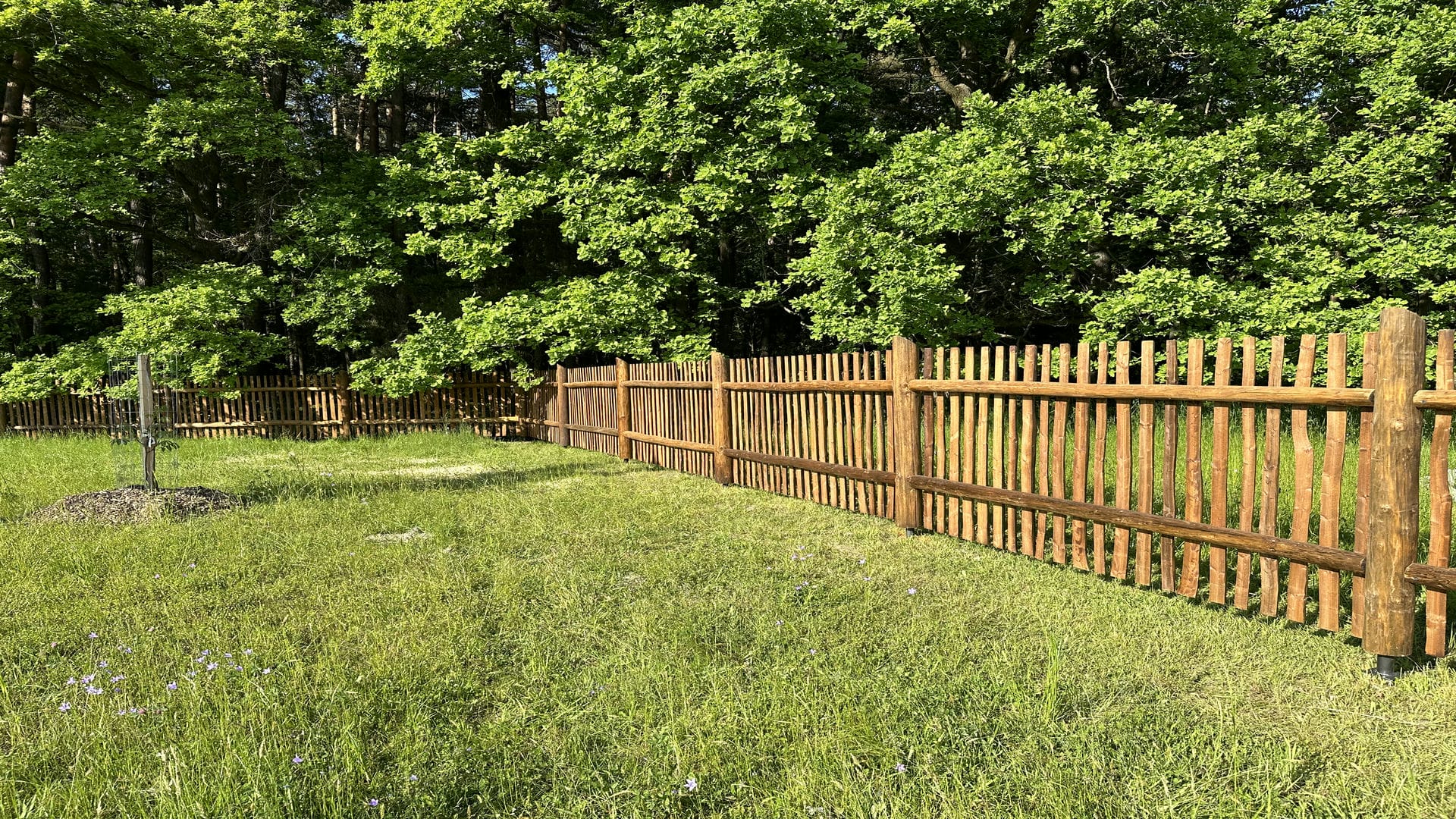 Obrázek 4 / Dřevěné ploty - ručně opracovaný   - realizace Třebíčko 05-2023
